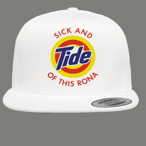 SICK AND TIDE OF THIS RONA Hat Snapback Cap - Picture 1 of 2
